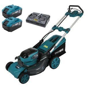 Газонокосарка акумуляторна PROFI-TEC EasyMow 51 Pro (2акум.20В+20В 8Аг/зарядний) 007587 фото
