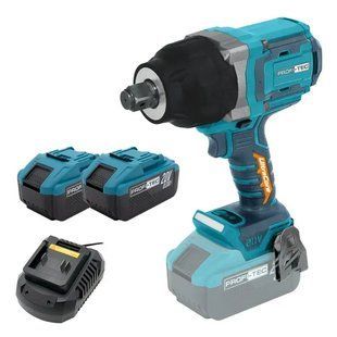 Акумуляторний гайковерт PROFI-TEC PPTW20020 UltraCore (20В 8а 2шт і зарядка) 007177 фото
