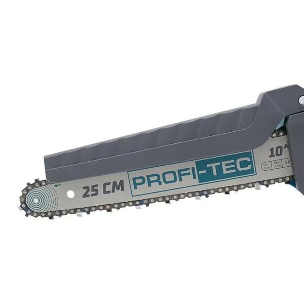 Пила ланцюгова акумуляторна PROFI-TEC PCS0920 007645 (1акум.20В 4Аг/зарядний/кейс/25см) 007645 фото